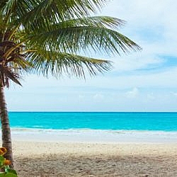 A typically gorgeous Caribbean beach