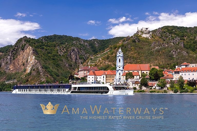 Sail with AmaWaterways on a Godmother’s cruise aboard the AmaViola, one of the highest-rated river cruise ships.