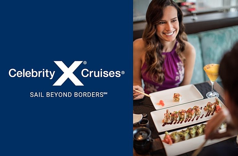 Sail beyond borders with Celebrity Cruises and enjoy a specialty dining experience.
