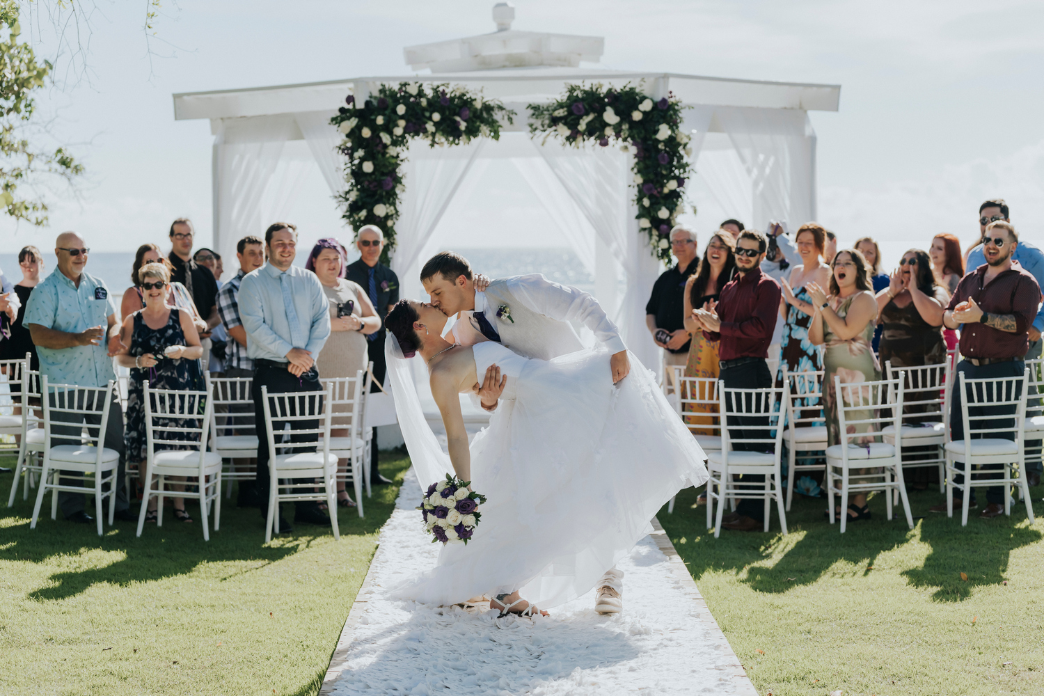 This destination wedding was saved from cancellation!
