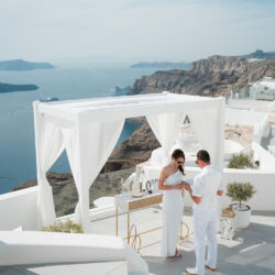 A destination wedding elopement in Greece