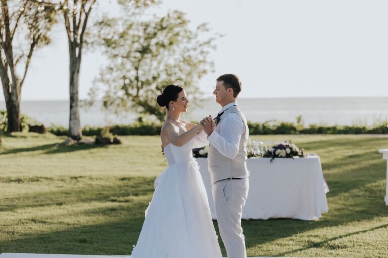 Wedding first dance at Dreams La Romana