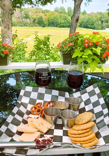 Delicious treats and great views on a Muskoka Lakes Farm & Winery Mini-moon!