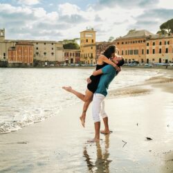 This real destination engagement took place in Sestri Levante, Italy.
