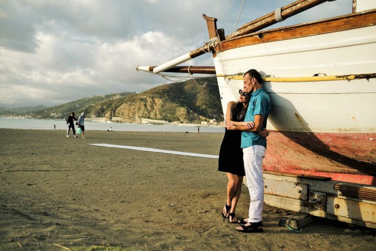 A real engagement in Liguria, Italy