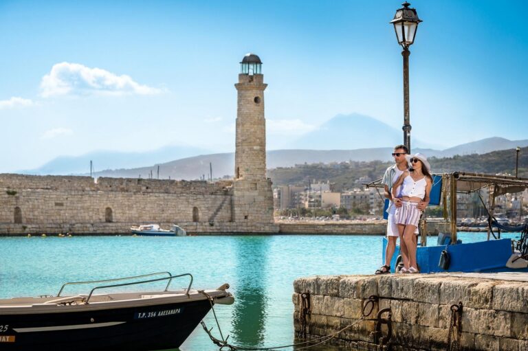 Honeymoon photos in Rethymno (Crete, Greece)