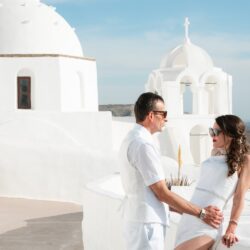 A beautiful destination elopement in Santorini, Greece!